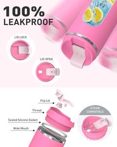 12oz 16oz Coffee <b>Mug</b> <b>with</b> <b>Lid</b> Stainless Steel Travel Tumbler Cup Durable Double Wall Vacuum Insulated Coffee Cup - Product Image 4