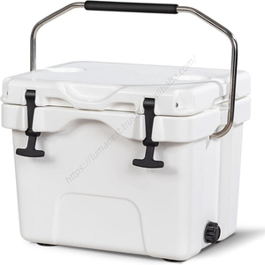 Glacière isotherme moderne de 20 litres pour maison intelligente, capacité 24 canettes, avec porte-gobelets thermiques portables pour aliments et boissons, en PE, vente en gros - Product Image 1