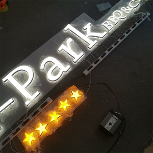 Letrero LED Mini Personalizado, Acrílico, Grabado en 3D, Iluminado Frontalmente, Letras Luminosas para Publicidad en el Hogar, Empresas, Hospitales, Uso en Exteriores - Product Image 3