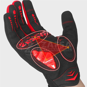 Servicio OEM, Guantes de Ciclismo de Cuero de Alta Calidad con Dedos Completos, Color y Logotipo Personalizados para Ejercicio en Gimnasio y Fitness - Product Image 4