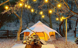 <span class=keywords><strong>Tenda</strong></span> kustom <span class=keywords><strong>tenda</strong></span> berkemah tahan air mewah <span class=keywords><strong>tenda</strong></span> Yurt keluarga dengan tirai - Product Image 5