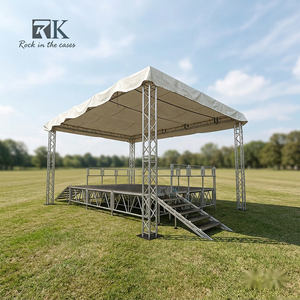 Outdoor & Indoor Stage Truss System Adjustable Height Lawn Concert Stage - Product Image 1