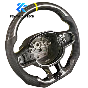 พวงมาลัย R-design คาร์บอนไฟเบอร์ฟอร์จและหนังแท้ สำหรับ <span class=keywords><strong>Volvo</strong></span> V60/S40/XC40/V70/XC60/XC90/XC70/S60/C30/S90/<span class=keywords><strong>V40</strong></span>/S80/<span class=keywords><strong>Polestar</strong></span> - Product Image 5