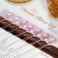 Vernis à ongles gel UV LED pailleté effet diamant scintillant pour salon, OEM ODM, couleur personnalisée