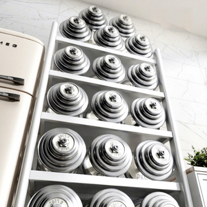 Multifunctional Durable Eco-Friendly Metal Non-folding Five-Tier Kitchen Floor Living Room Sundries <b>Storage</b> <b>Rack</b> for Micro - Product Image 5