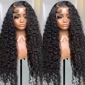 Perruque complète en dentelle HD sans colle de 40 pouces, cheveux vierges bruts Remy vietnamiens 100 % humains, pré-épilée, avec ligne de cheveux naturelle, vente en gros - Product Image 3