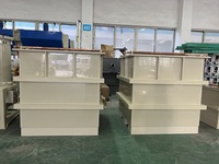 Bain de rinçage de bain de nettoyage à l'acide, galvanoplastie PP réservoir personnalisé de fabrication à bas prix