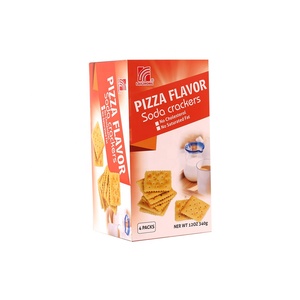Chinese Milk Salt Cream <strong>Pizza</strong> <strong>Flavor</strong> Soda Cracker Biscuits Snack <strong>Food</strong>