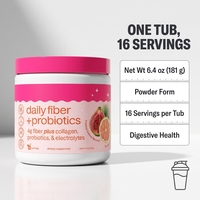 Mélange de Boissons Probiotiques Quotidiennes Fibres Brise Tropicale 181g Pot Santé Digestive 16 Portions