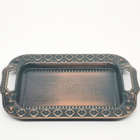 Plateau de service A3 en fer Plateau rectangulaire écologique pour buffet de restauration rapide pour la cuisine à domicile ou au restaurant