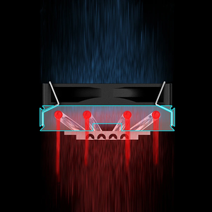 Ultra mince CPU ventilateur de refroidissement vers le bas débit <span class=keywords><strong>radiateur</strong></span> Air HP-400S blanc 38mm <span class=keywords><strong>hauteur</strong></span> Air CPU refroidisseur <span class=keywords><strong>hauteur</strong></span> 36.7mm pour ITX boîtier de bureau - Product Image 6