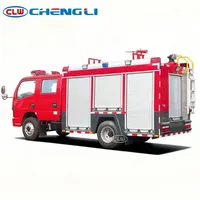Truk Pemadam Kebakaran Dongfeng 4x2 2500L Tangki Air dengan Pompa Tekanan Tinggi dan Monitor Api untuk Pemadam Kebakaran dan Penyelamatan Darurat