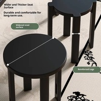 Ensemble de 4 tabourets empilables avec roulettes, légers, portables, pour une utilisation en intérieur et en extérieur, comme table d'appoint ou chaise de salle à manger
