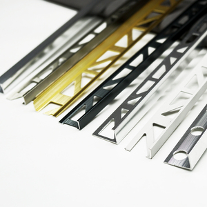Ruicheng 표준 프로필 도매 내구성 L 모양 알루미늄 타일 가장자리 트림 금속 변환 스트립 - Product Image 4