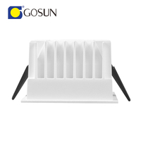 GOSUN IP65 Éclairage encastré LED étanche en aluminium 15W 20W 32W 42W pour plafond