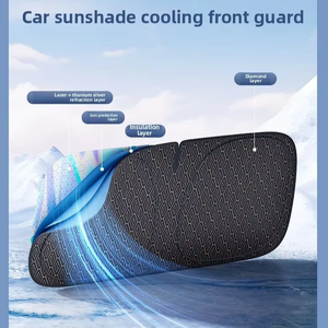 Universal 145x80cm Auto Frontscheibe Windschutz scheibe Sonnenschutz Bunte Wärme isolierung Auto Sonnenschutz Sonnenschutz - Product Image 3