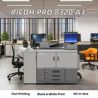 Untuk Ricoh PRO 8320 A3 perlengkapan Photocopy monokrom kantor penggunaan Copiers kompatibel
