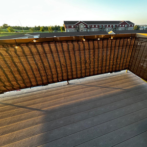 Chất lượng cao bền 100% Virgin HDPE lưới nhựa riêng tư hàng rào màn hình cho vườn và sân sau sử dụng - Product Image 6