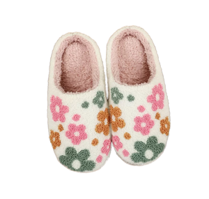 Mules d'hiver chaudes et antidérapantes en peluche douce pour femmes, motif animal, pour la maison - Product Image 1