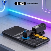 Bestseller mondial transfrontalier : Dispositif de tapotement automatique pour téléphone, portable, connecté à l'écran, avec affichage numérique et fixation par pince