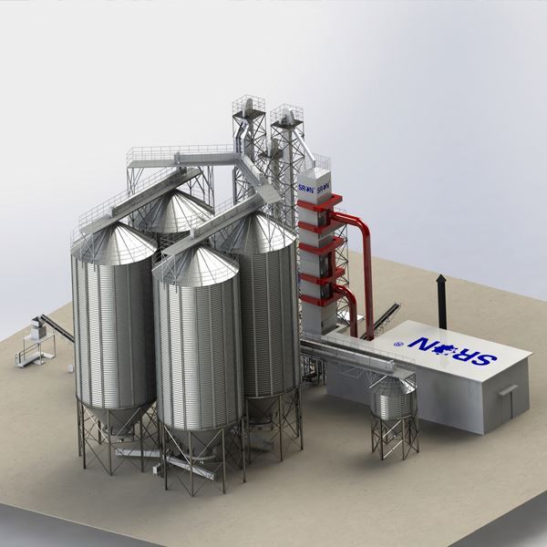 High Efficiency Mobile and Tower Maize Wheat Soybean Rice Dryer And Grain Silo System