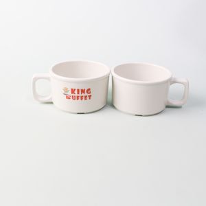 Juego moderno <span class=keywords><strong>de</strong></span> tazas <span class=keywords><strong>de</strong></span> té y café <span class=keywords><strong>de</strong></span> melamina con pajita irrompible, calcomanía con logotipo personalizado, color <span class=keywords><strong>de</strong></span> fábrica, precio al por mayor, platillo incluido - Product Image 4