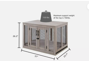 Small Medium <strong>Large</strong> Heavy-Duty <strong>Dog</strong> <strong>Crate</strong> Furniture Solid Pattern Indoor Wooden Kennel with Coffee Table Boxed Packed - Product Image 3