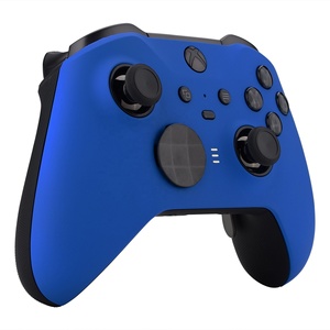Blue Soft Touch <b>Grip</b> Front Housing Shell & Accent Rings Replacement Faceplate Cover for Xbox One Elite <b>Controller</b> Series 2 - Product Image 5
