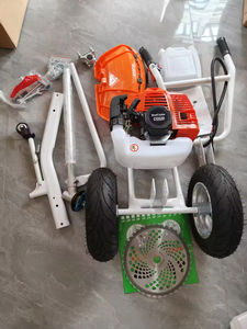 Cortacésped de gasolina <span class=keywords><strong>con</strong></span> <span class=keywords><strong>ruedas</strong></span>, de 2 y 4 tiempos, <span class=keywords><strong>con</strong></span> motor de empuje manual, <span class=keywords><strong>desbrozadora</strong></span> - Product Image 4