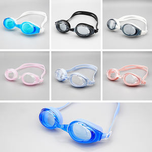 แว่นตาว่ายน้ำสำหรับแข่งของผู้หญิงแว่นตาว่ายน้ำสีชมพูป้องกันหมอกป้องกันการรั่วซึมแบบไม่รั่วโลโก้ตามสั่ง - Product Image 4