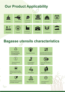 Caña de azúcar desechable 16 oz Eco-Friendly 100% Tapa biodegradable para almacenamiento de alimentos Accesorio impermeable - Product Image 2