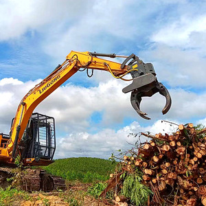 Scie à <span class=keywords><strong>grappin</strong></span> rotative hydraulique XUVOL pour la coupe de bois sur excavatrice de 6 à 9 tonnes, coupe-bois hydraulique avec <span class=keywords><strong>grappin</strong></span> - Product Image 3