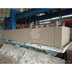 Aac Block Processing Plant Production Line Equipment Machinery/ Aac Block Pnel Plastic Molds Plant Supplier