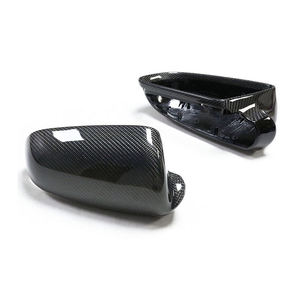 Tapas de cubierta de espejo de fibra de carbono para decoración Exterior 1:1 reemplazo para <span class=keywords><strong>Audi</strong></span> <span class=keywords><strong>A3</strong></span> A4 A6L 6S B7 - Product Image 1