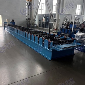 Archaized Building Water Wave Color Steel Decorative <b>Tile</b> Processing Equipment Full-automatic Water Wave Roll Forming Machine - Product Image 2