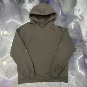 Winter Heavyweight Fleece Cotton Hoodie Personalized Logo 3D <b>for</b> Drop Shoulder <b>Mens</b> Unisex Oversized <b>Pullover</b> Casual - Product Image 1