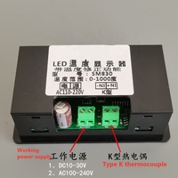 Termometer Digital Tampilan Digital K-type Termometer Elektronik Mesin Industri dan Peralatan Oven Termometer Induksi