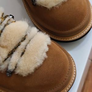 Botas de Nieve de Invierno para Mujer de Diseñador de Lujo de Alta Calidad al por Mayor, Botas Altas hasta el Muslo de Piel de Oveja, Botas de Snowboard Cómodas y Cálidas - Product Image 5