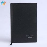 Agenda A5 personnalisable, couverture rigide, reliure cousue, carton rigide de 1,5 mm pour 600 pages, logo estampé à chaud, marqueur ruban, couverture en papier