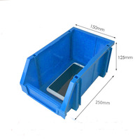 Boîte de rangement pour outils en plastique PP de haute qualité, durable et de grande capacité, pour garage et armoire