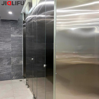 Cloison de toilette en acier inoxydable 316 de haute qualité pour immeuble de bureaux JIALIFU