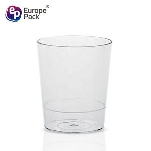 De grado de alimentos claro mini desechable de plástico de agua postre Copa - Product Image 1