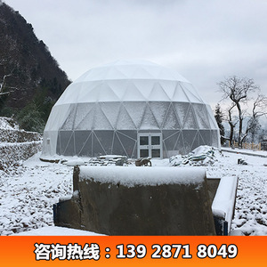 Carpa Domo de 25m de Diámetro, Estructura de Acero de Alta Resistencia, Carpa Esférica Semitransparente para Eventos al Aire Libre - Product Image 3