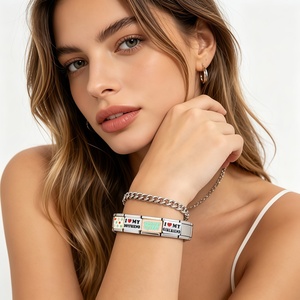 Vente en gros usine : Breloques italiennes 'Boyfriend&Girlfriend' Lune et Montagnes pour bracelets en acier inoxydable de 9 mm, pour la création de bijoux DIY - Product Image 2