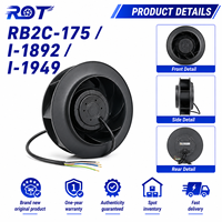Ventilador Centrífugo Industrial de Curva Inversa RB2C-175 1-1892 I-1949 para Servicio Continuo, Gestión Térmica, HVAC, Manejo de Aire y Refrigeración