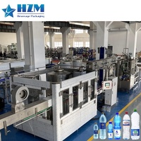 Máquina Llenadora de Agua Mineral para Botellas PET 3 en 1, Totalmente Automática, 6000 BPH, Línea de Producción Llave en Mano