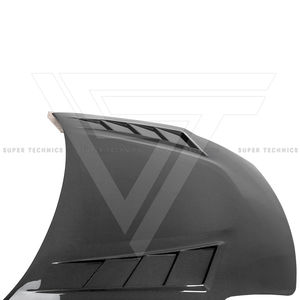 2003-2008年式 日産 350Z Z33用 スーパーテクニクス-2 スタイル カーボンファイバー カスタム カーボンボンネット エンジンカバー - Product Image 4
