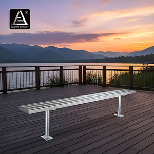 Banco de muebles de exterior de espera moderno, Banco de jardín, silla de <span class=keywords><strong>Patio</strong></span>, silla de calle, gimnasio, supermercado, Hospital, Banco de aluminio - Product Image 3