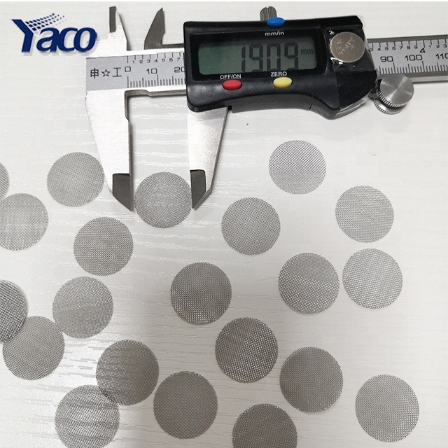 3/4" Diameter Stainless Steel Filter Pipe Screen Woven Wire Mesh Smoking Mesh Screen