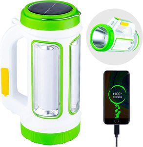 Đèn Pin Năng Lượng Mặt Trời Sáng Nhất Đèn LED Cắm Trại Sạc Được - Product Image 1